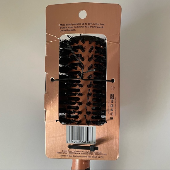 Conair Quick Blow-Dry Pro Copper Collection Round Brush - Picture 5 of 5